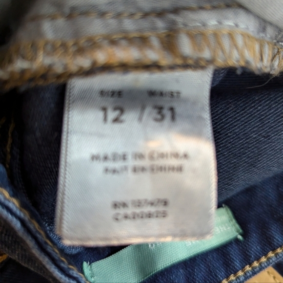 NEW...Articles of Society Jane Wide Leg Jeans in French Blue...Size 12/31 - Picture 5 of 9